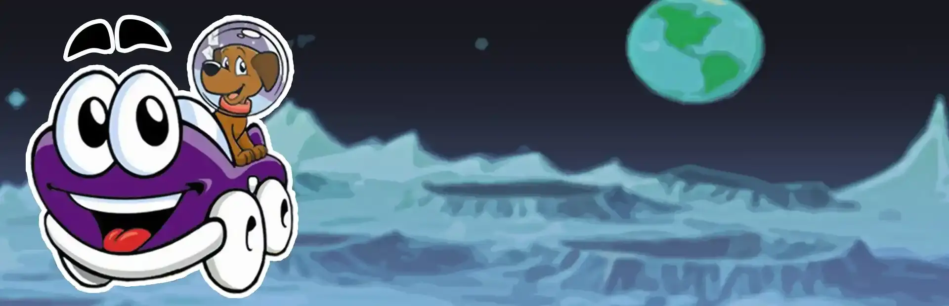 Putt-Putt Goes to the Moon background
