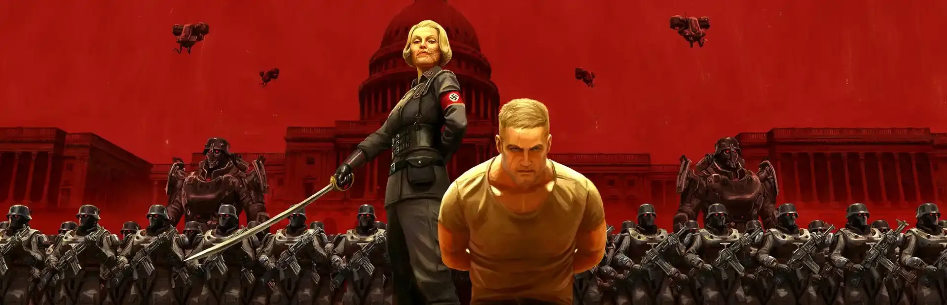 Wolfenstein II: The New Colossus background
