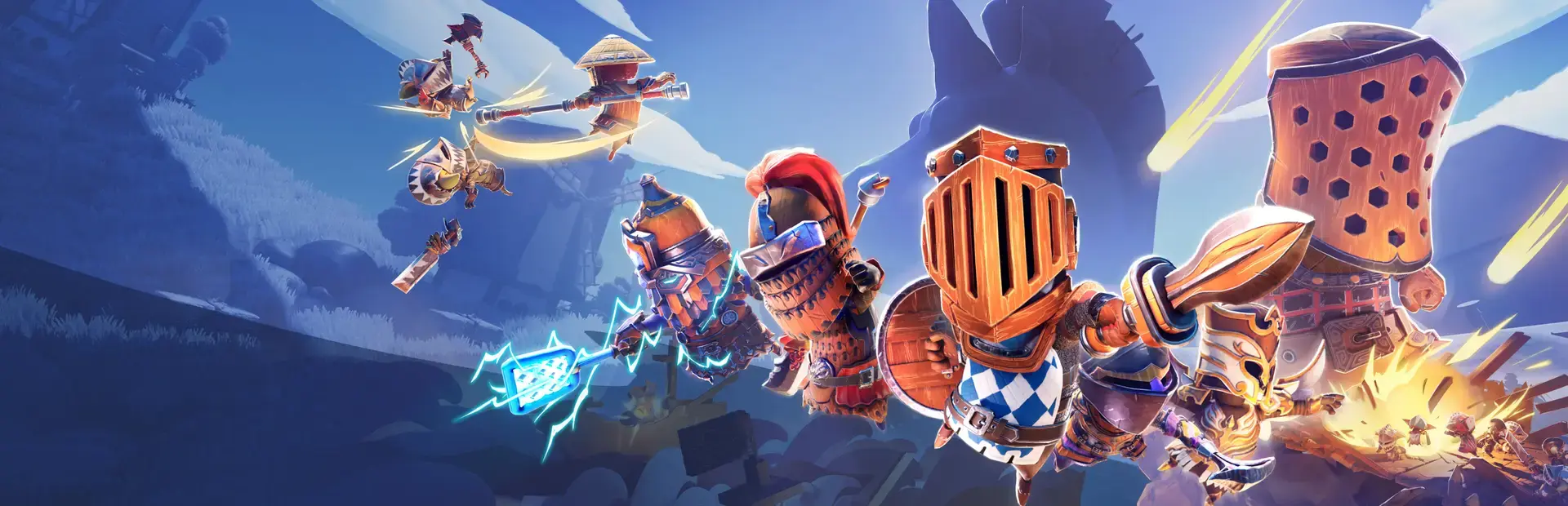 Big Helmet Heroes background