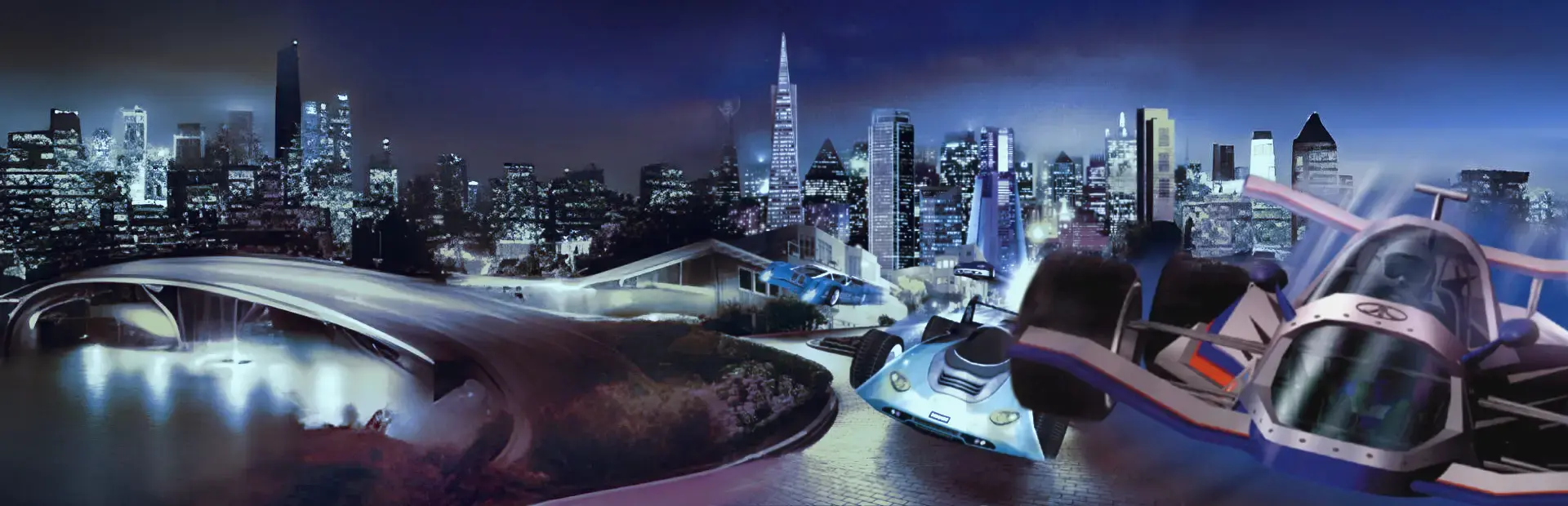 San Francisco Rush 2049 background