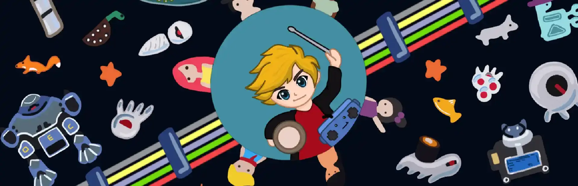 Boy Beats World background