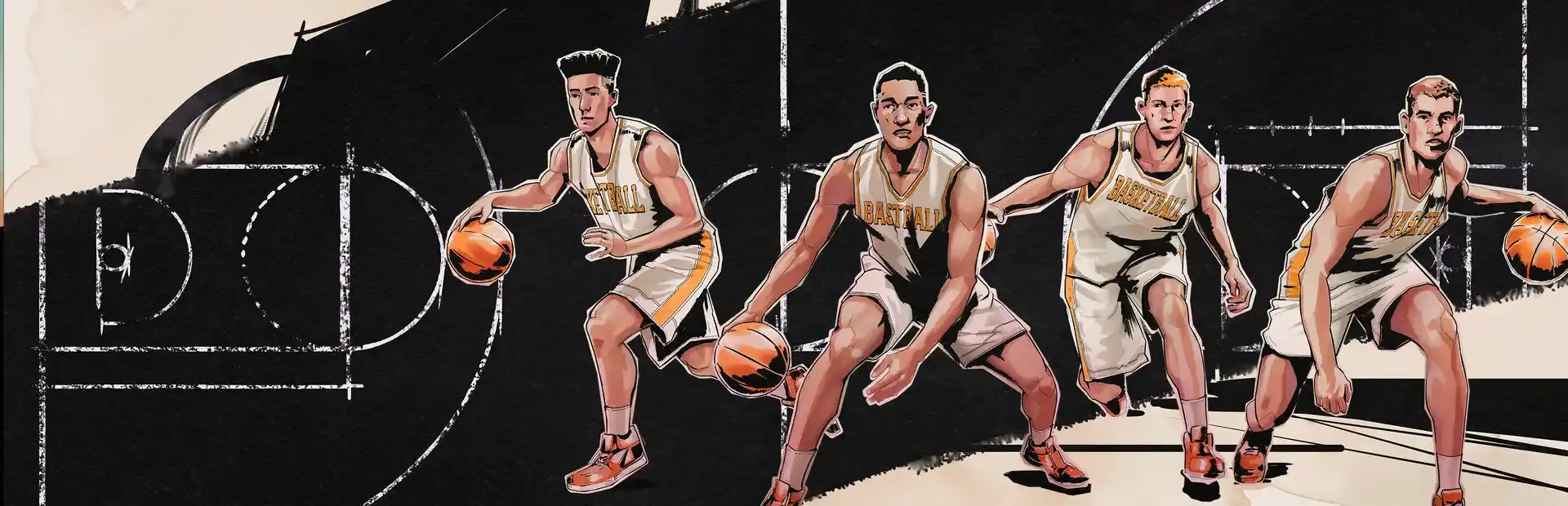 Basketball Pinball background