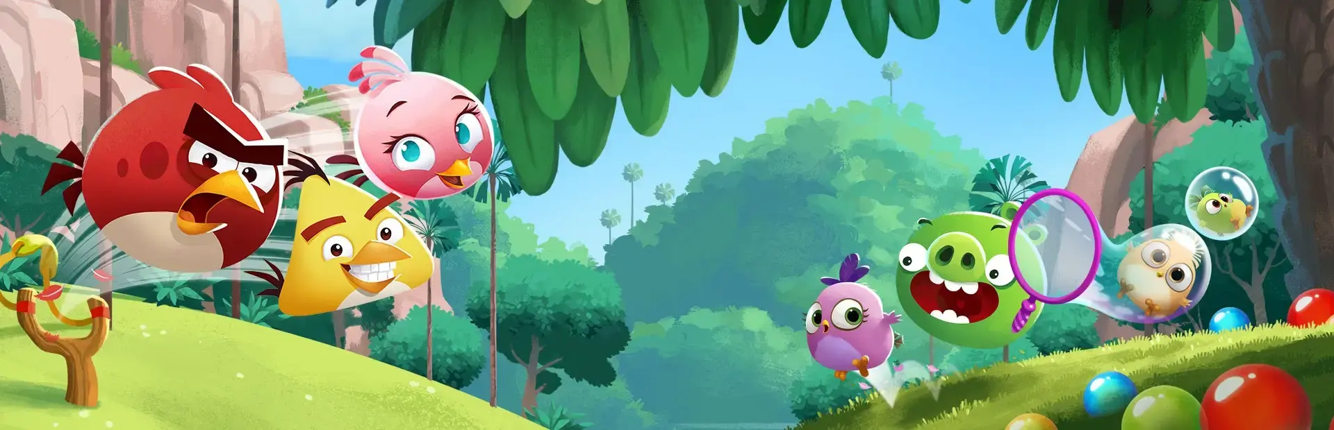 Angry Birds: Pop! background