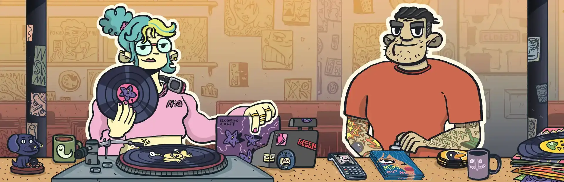 Wax Heads background