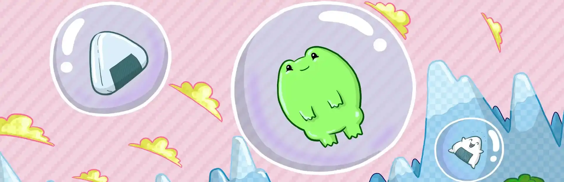 Bubble Frog DX background