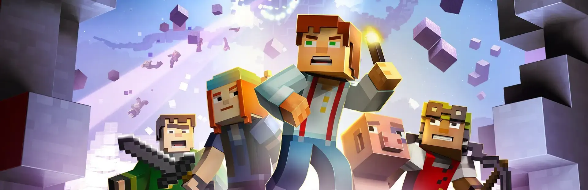 Minecraft: Story Mode background