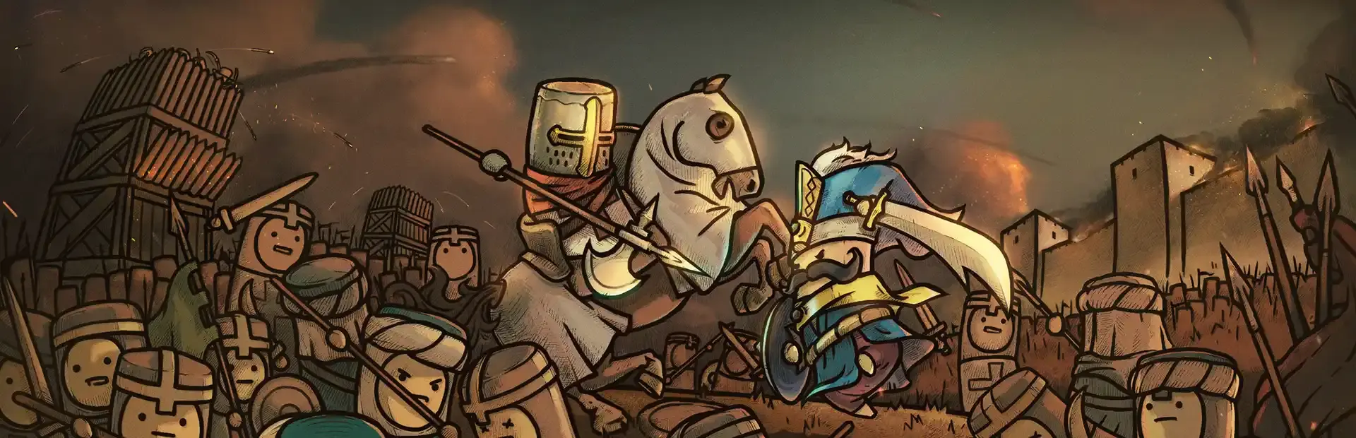 Plebby Quest: The Crusades background