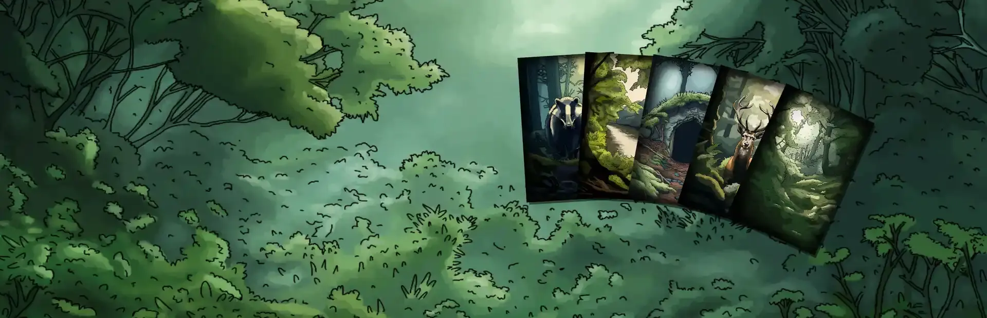 Card Survival: Fantasy Forest background