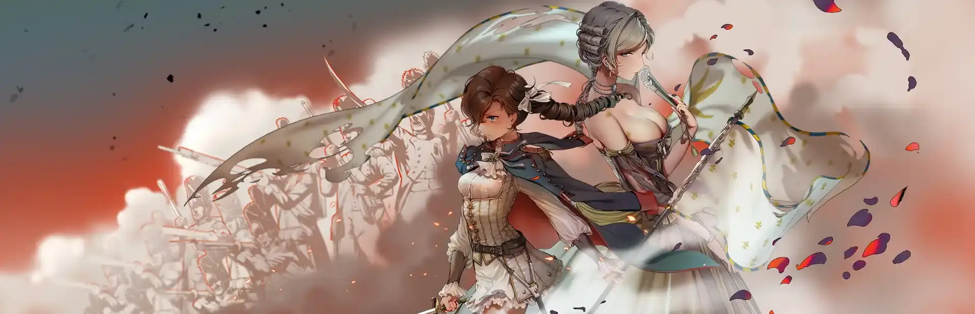 Banner of the Maid background