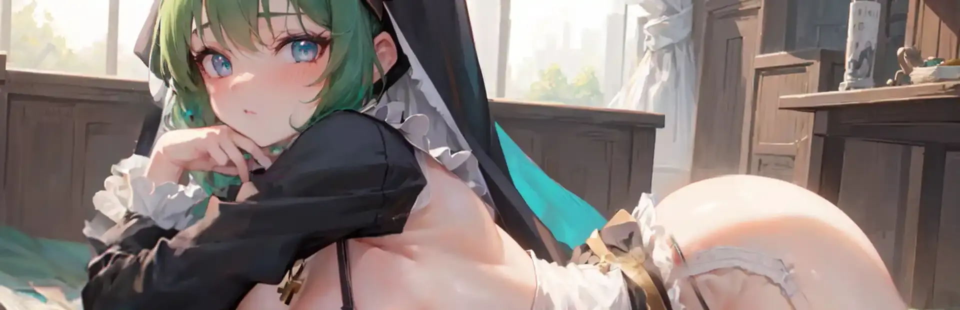 Hyper Hentai Sister Nun background