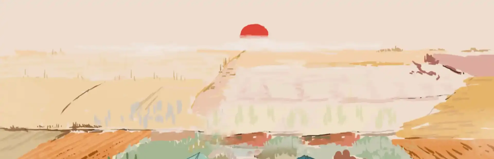 Sunny Village background