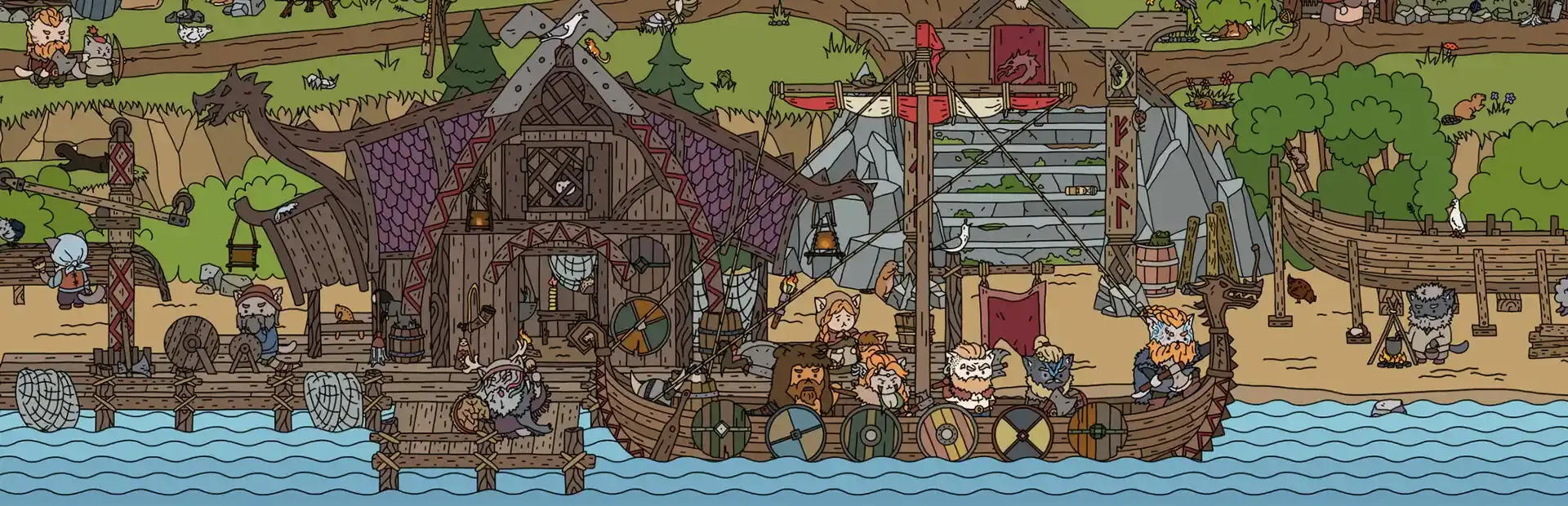 Find All 5: Vikings background