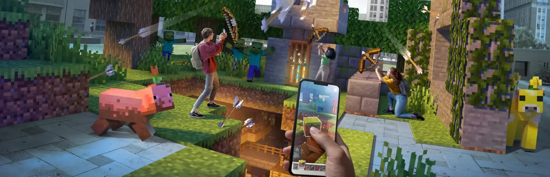 Minecraft Earth background