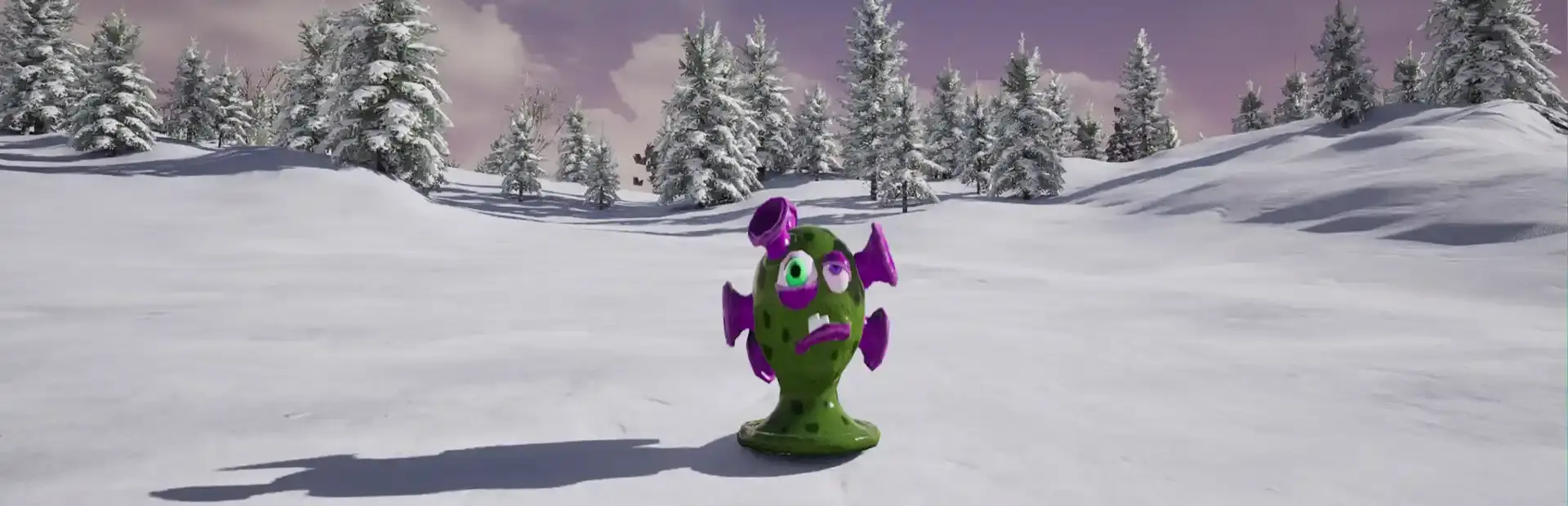 Sad Virus Winter background