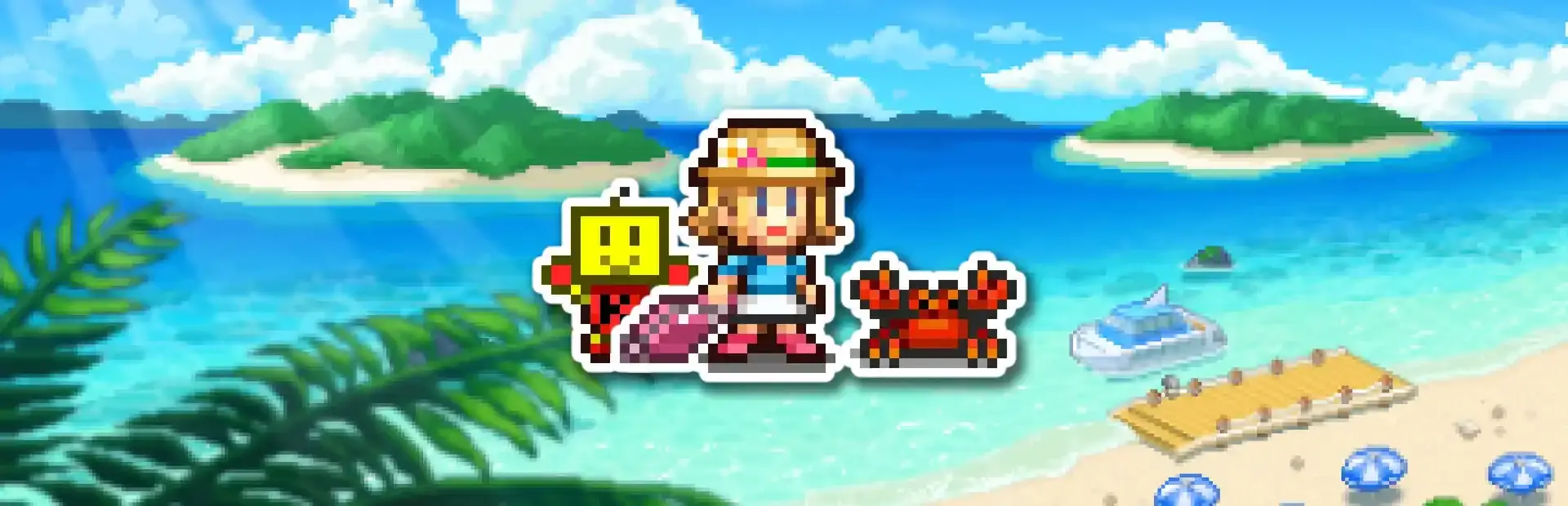 Tropical Resort Story background
