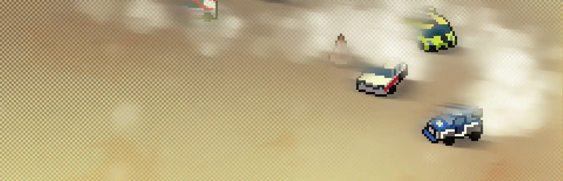 Super Pixel Racers background
