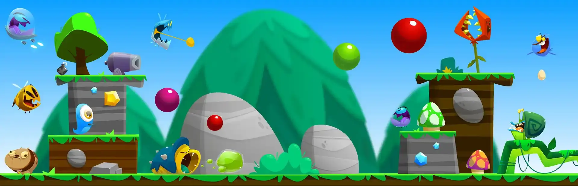 Bubble Wars background