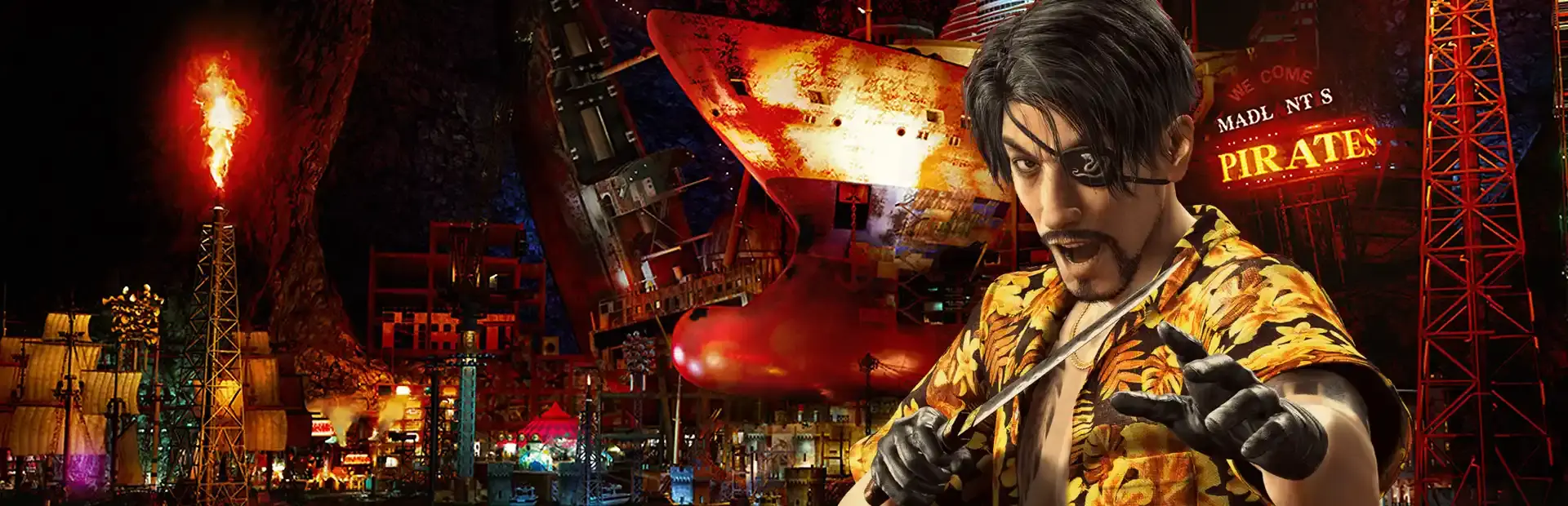 Like a Dragon: Pirate Yakuza in Hawaii background