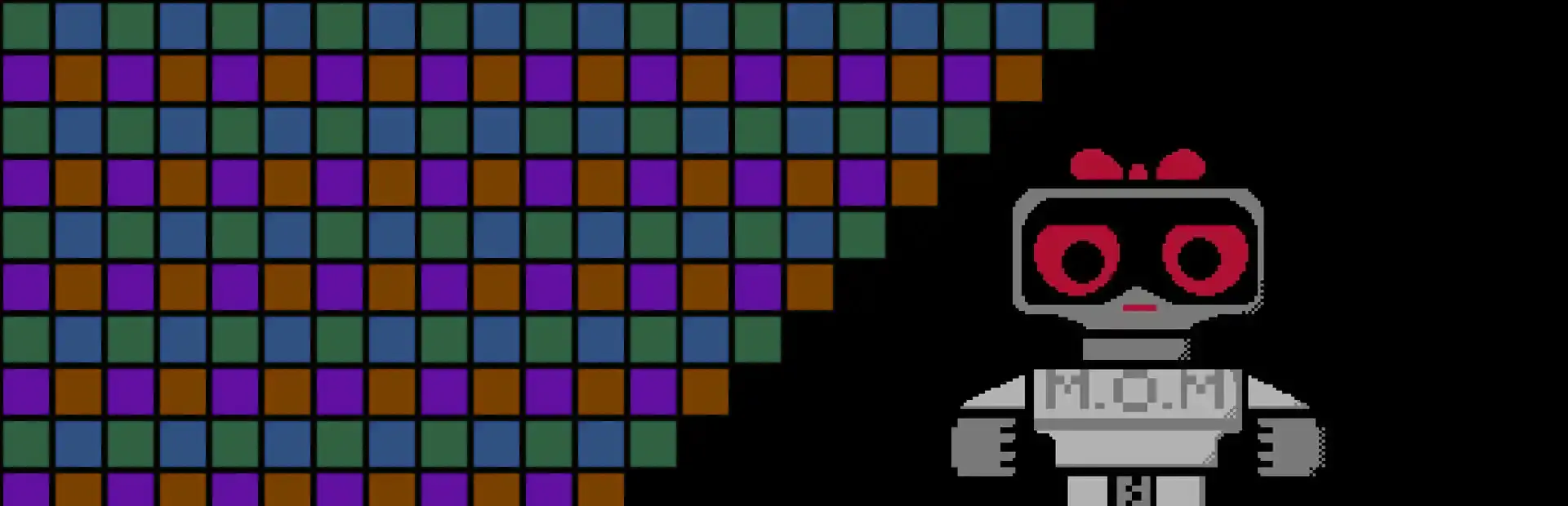 Retro Endurance 8bit background