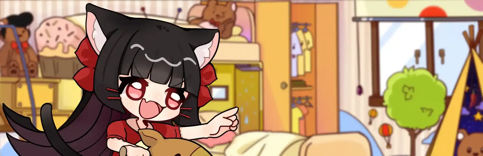 Cute Bully Nyanbaba background