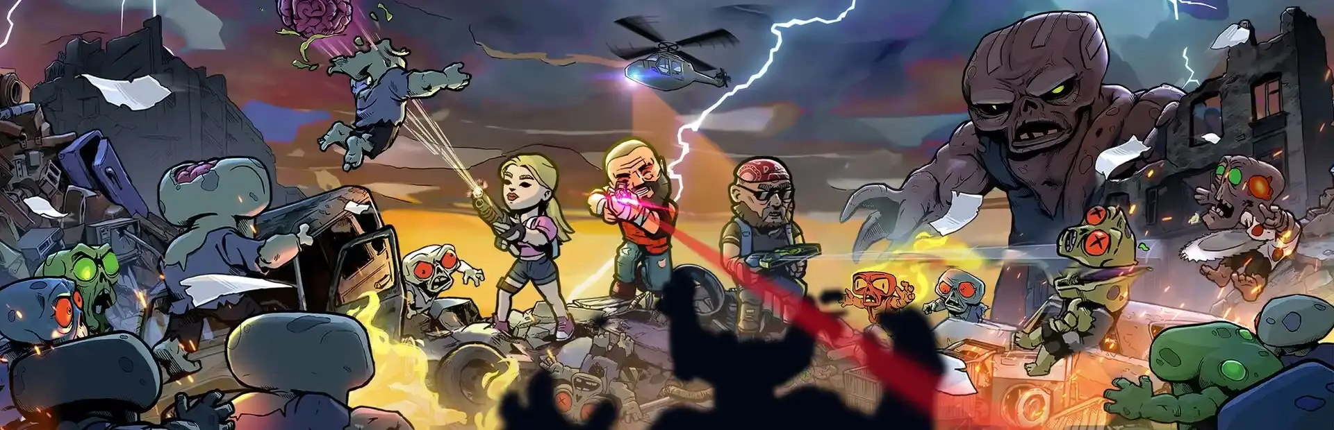 Bullets & Brains background