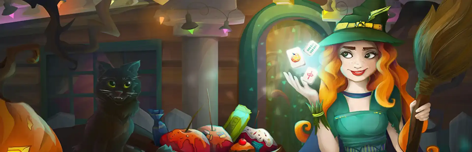 Halloween Night Mahjong 2 background