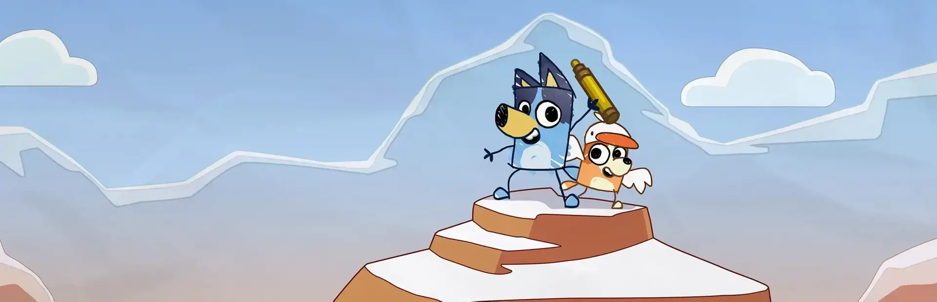 Bluey's Quest for the Gold Pen background