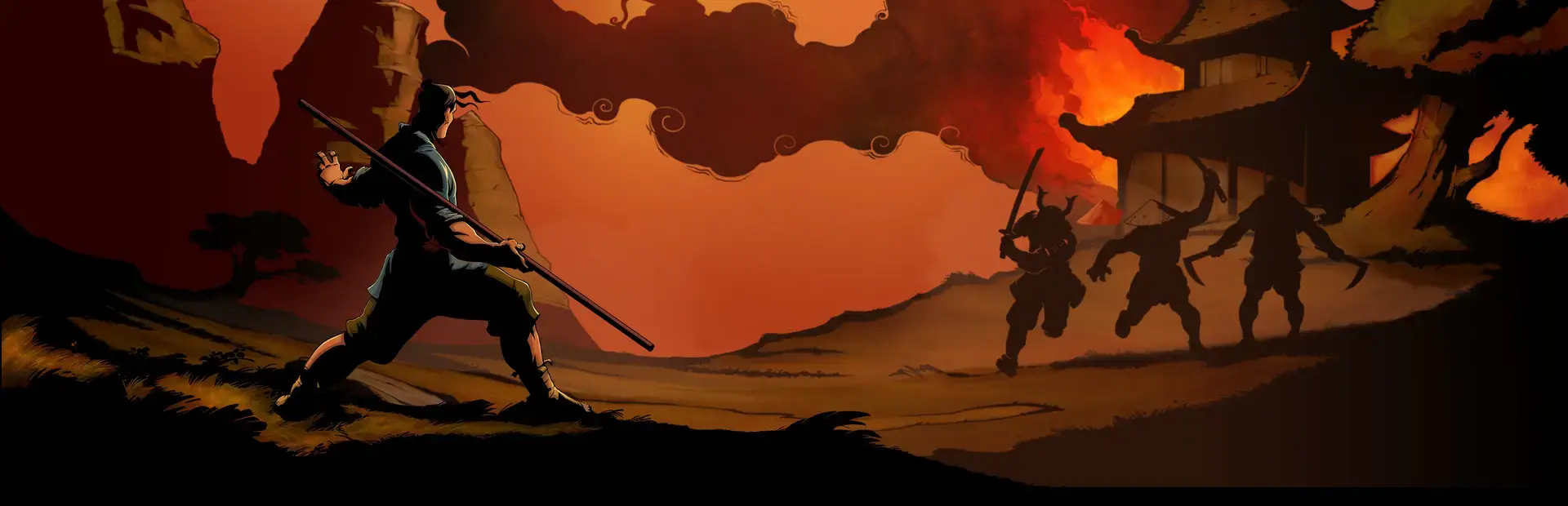 9 Monkeys of Shaolin background