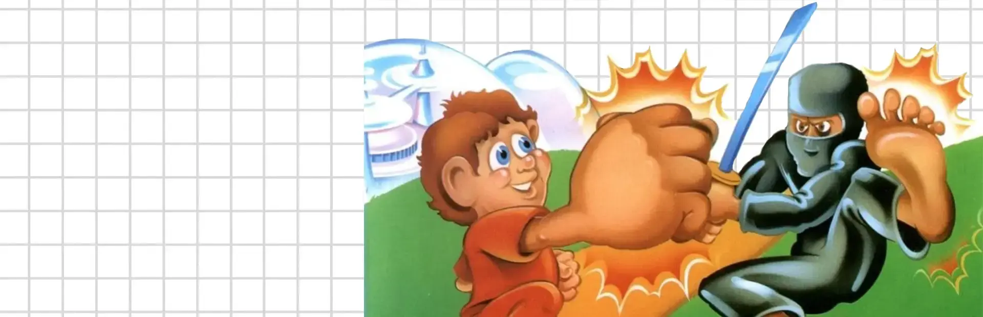 Alex Kidd: High-Tech World background