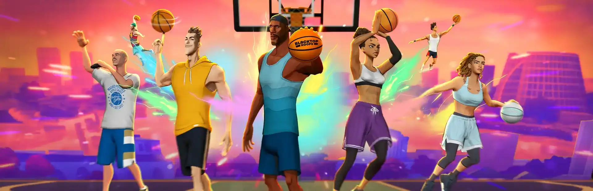 Blacktop Hoops background