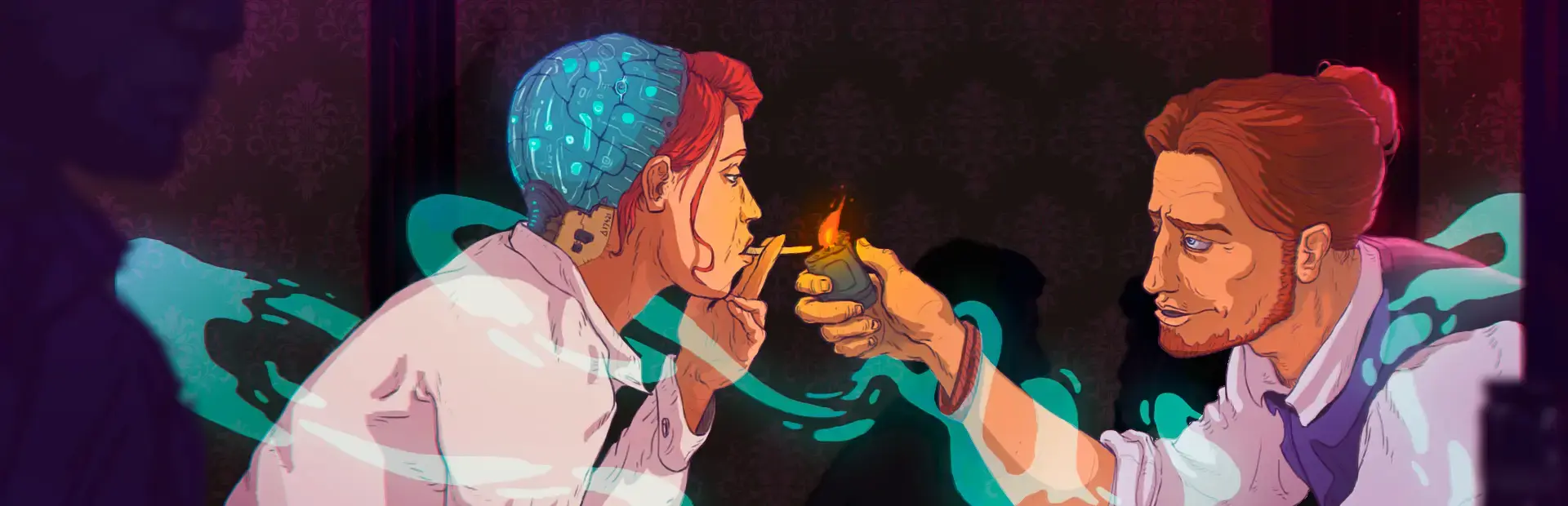 The Red Strings Club background