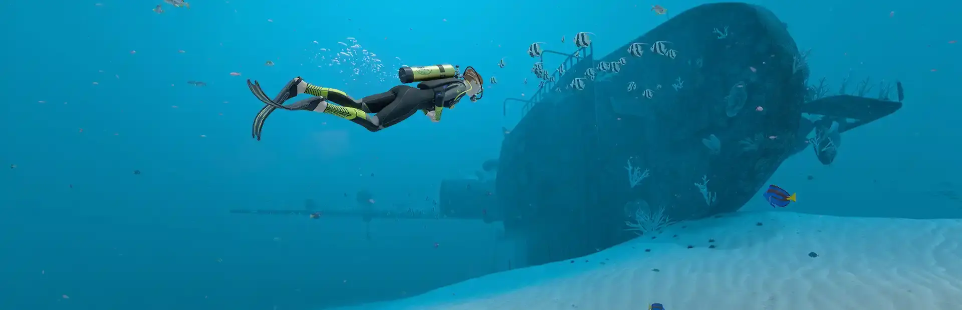 Infinite Scuba background