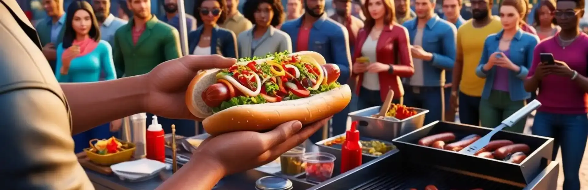 Street Food Simulator background