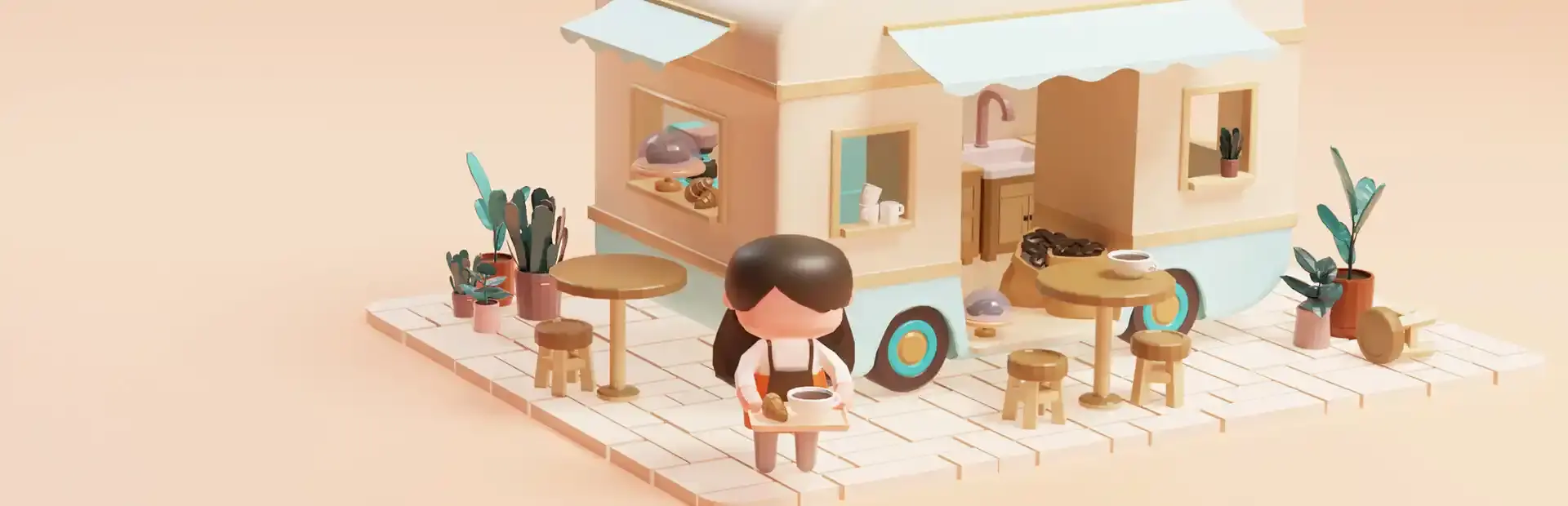 Coffee Caravan background