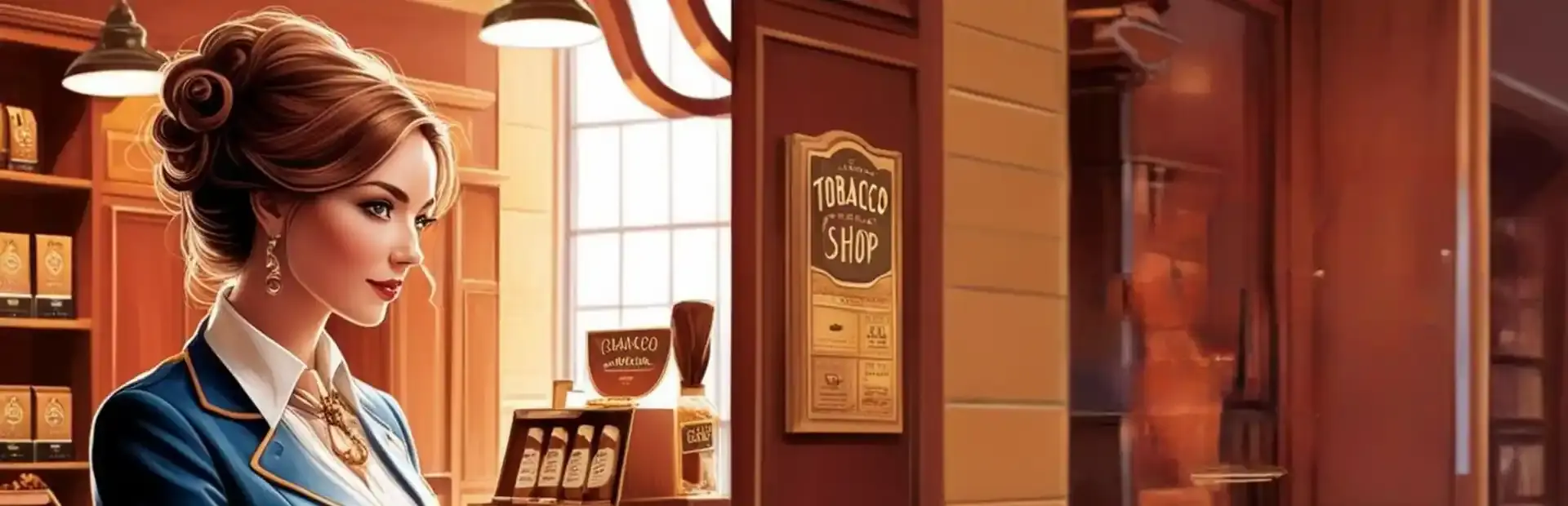 Tobacco Shop Simulator background