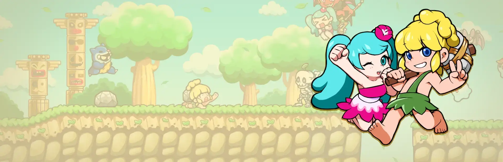 Wonder Boy Returns Remix background