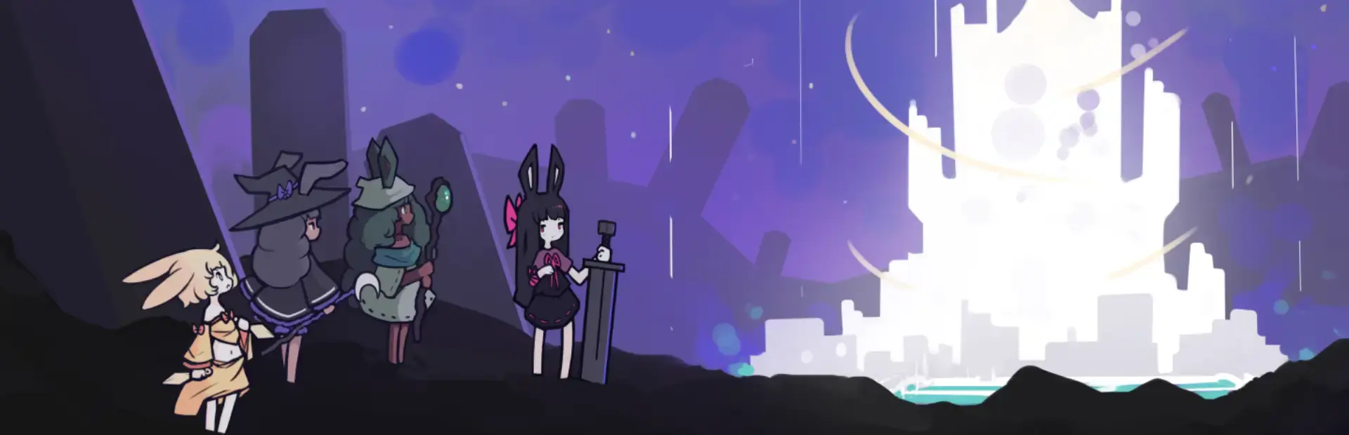 Rabbit & Steel background