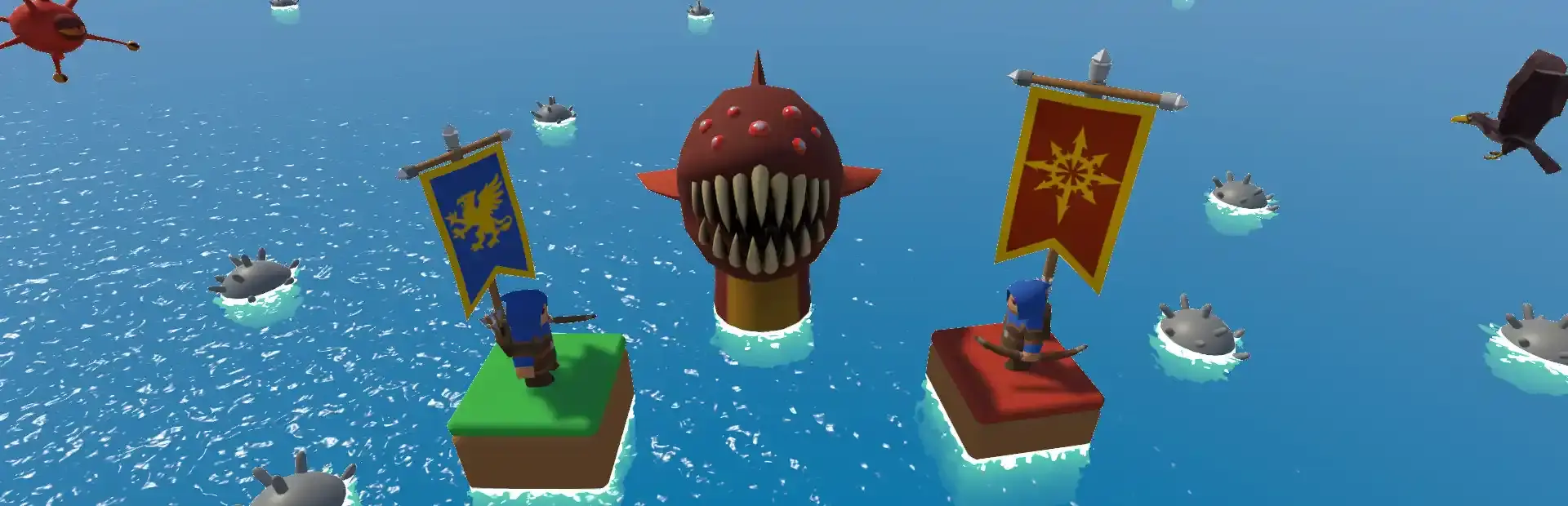 Fantasy Battle Islands background