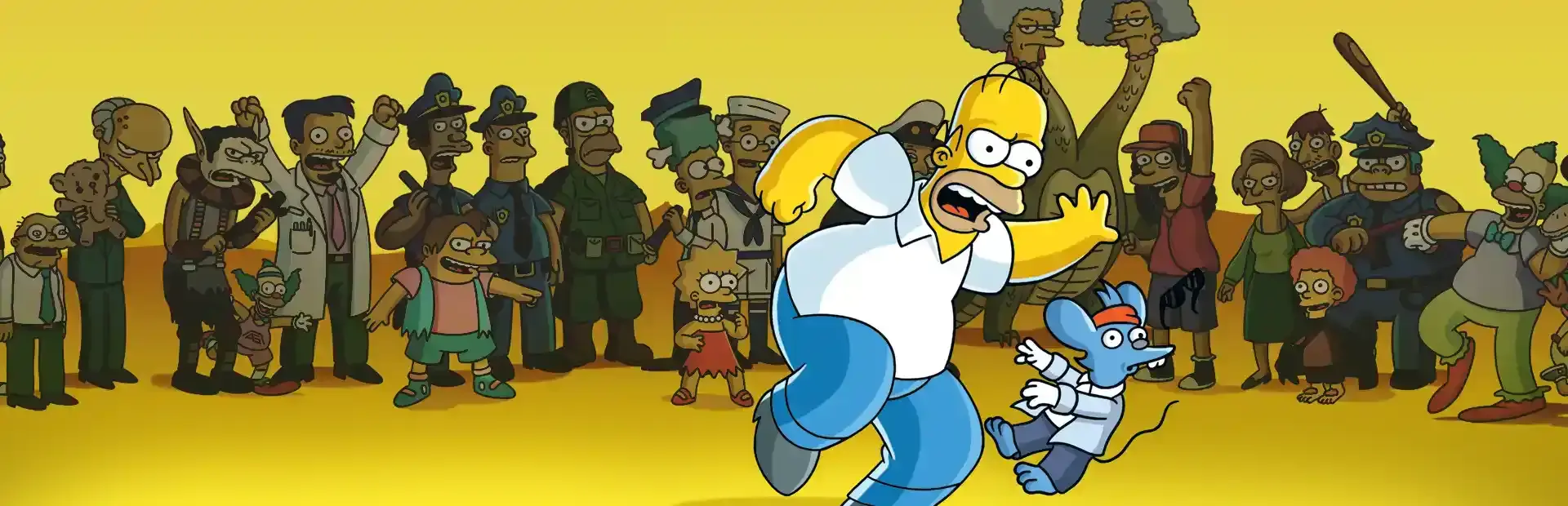 The Simpsons Game background