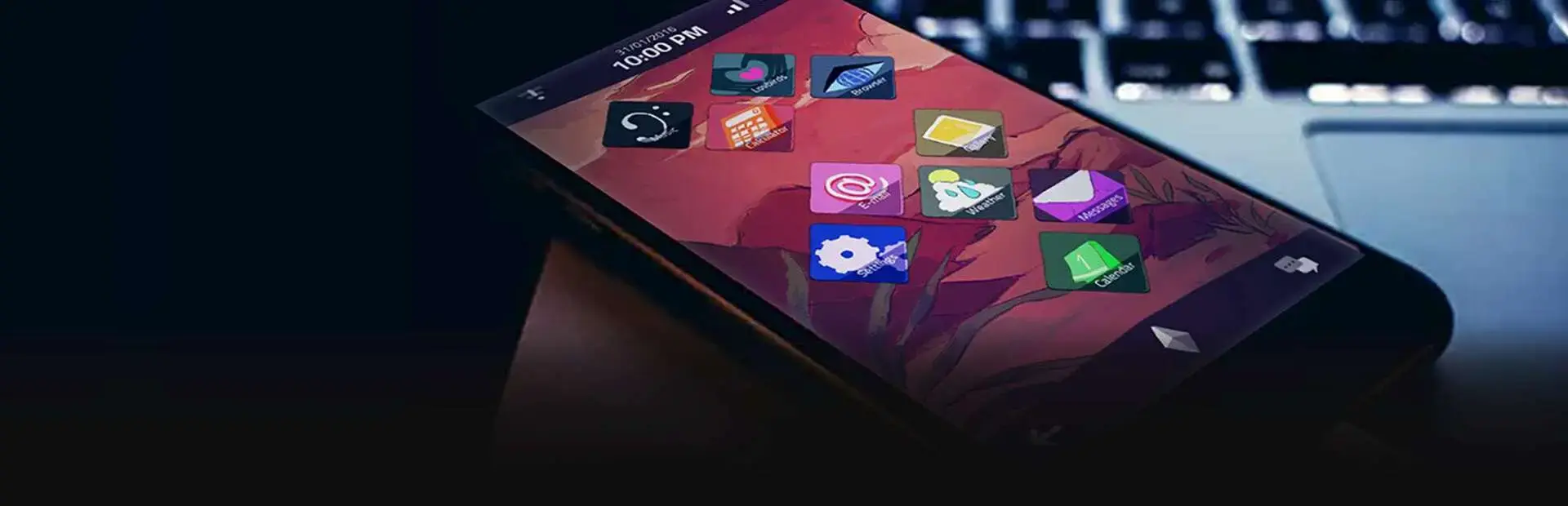 A Normal Lost Phone background