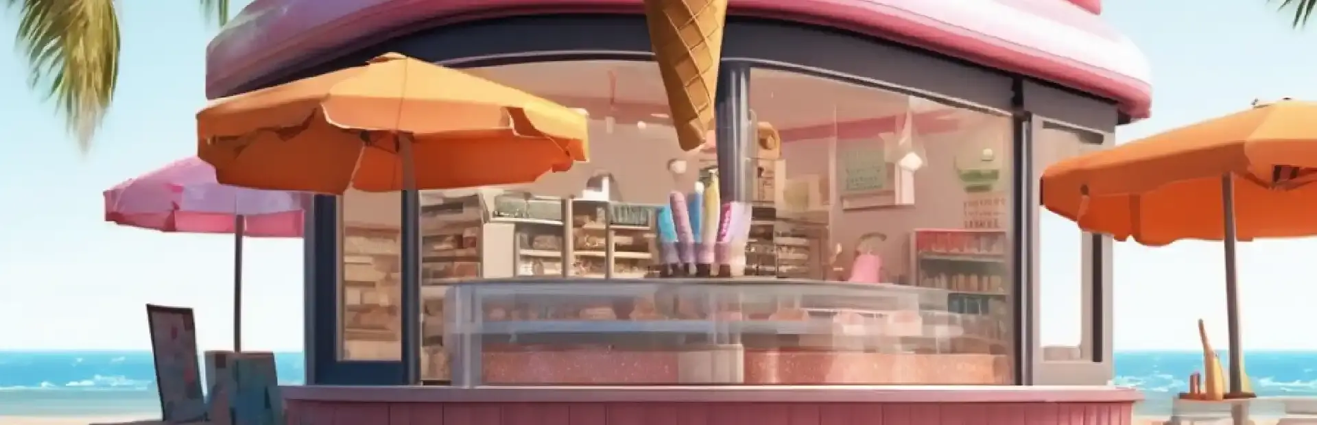 Sweet Ice-Cream background