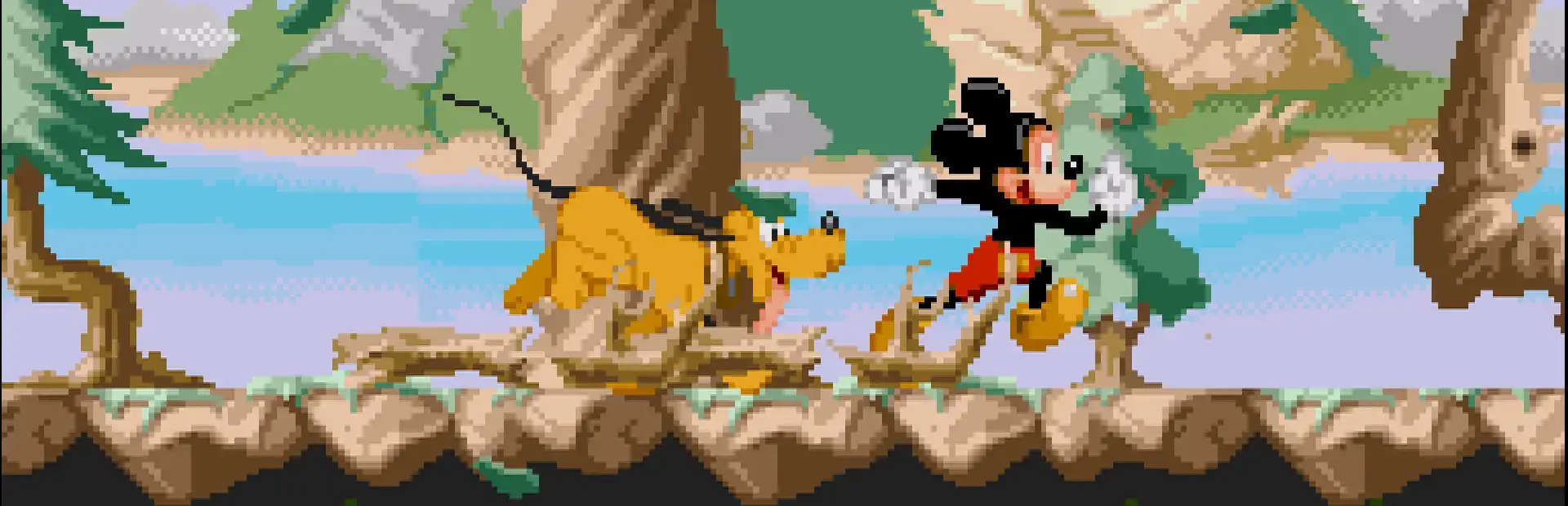 Mickey Mania: The Timeless Adventures of Mickey Mouse background