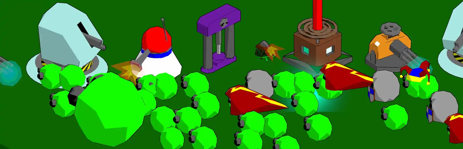Towers, Turrets, Turtles background