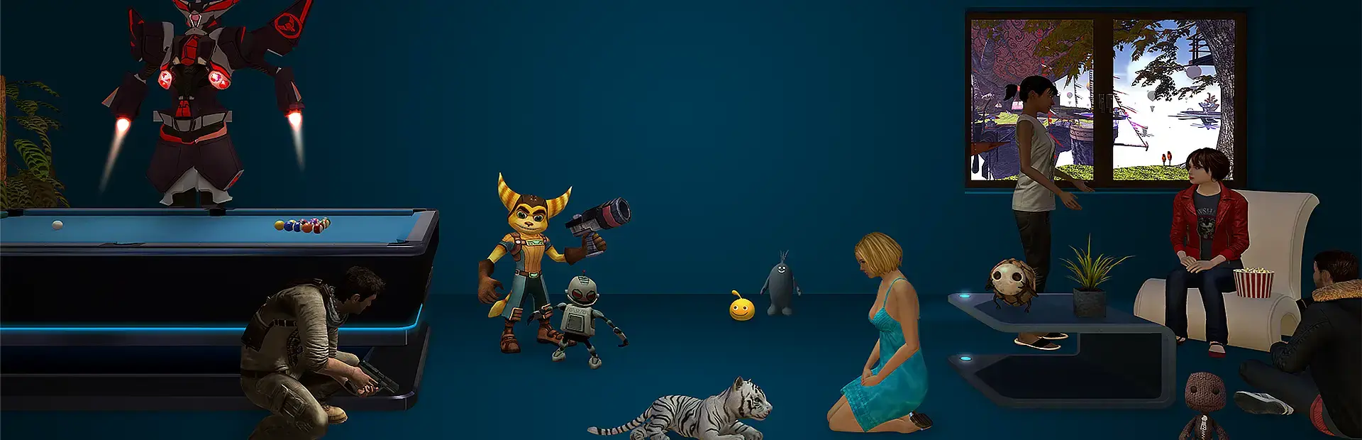 PlayStation Home background