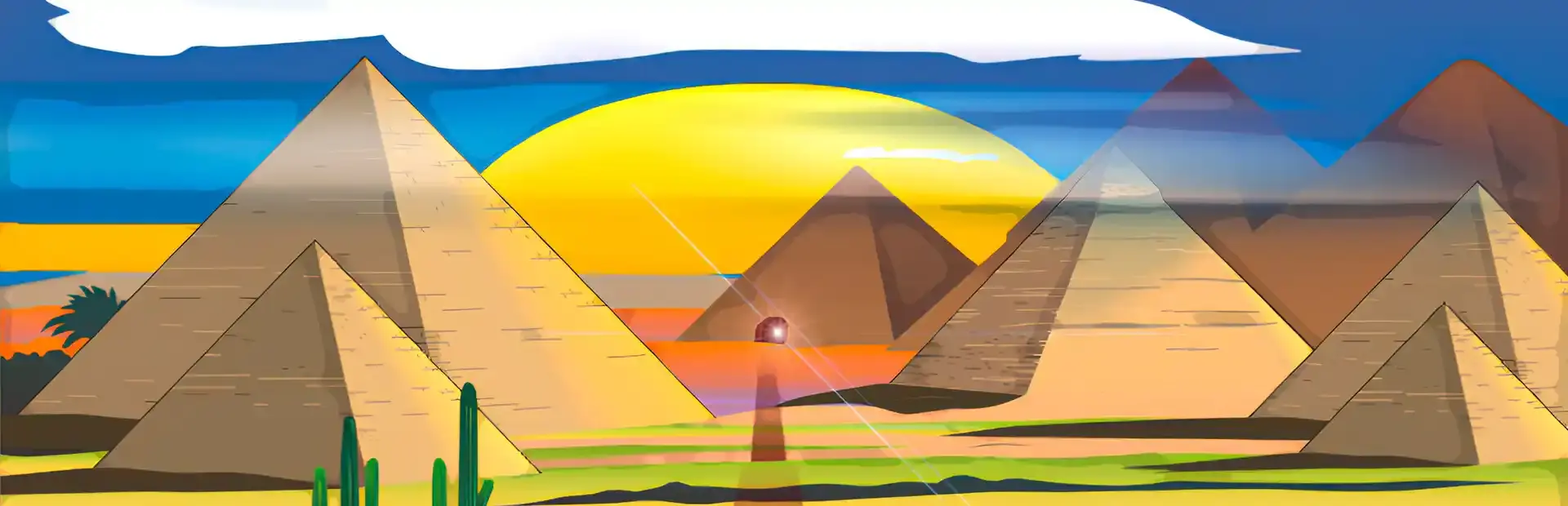 Pyramid Runner background