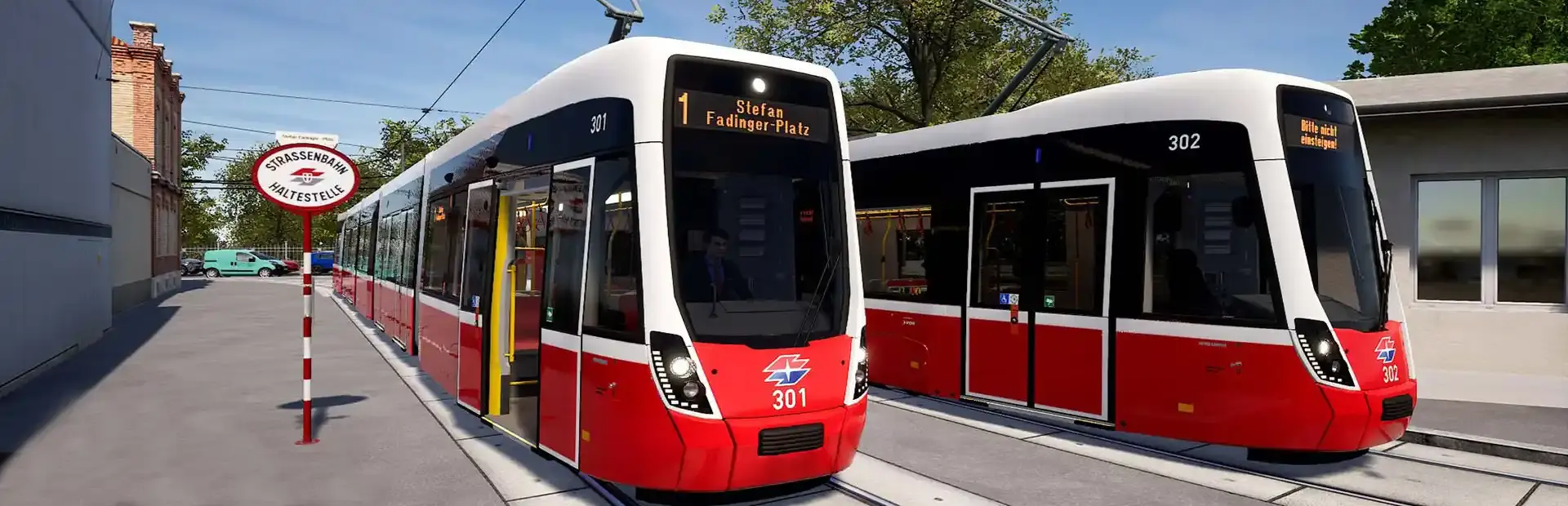 TramSim Vienna background