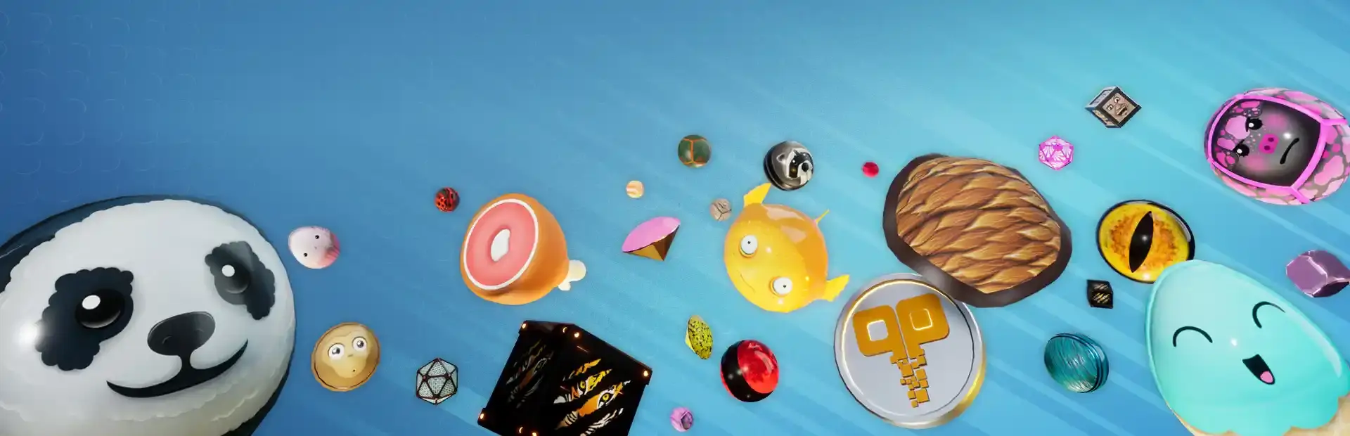 Marbles on Stream background