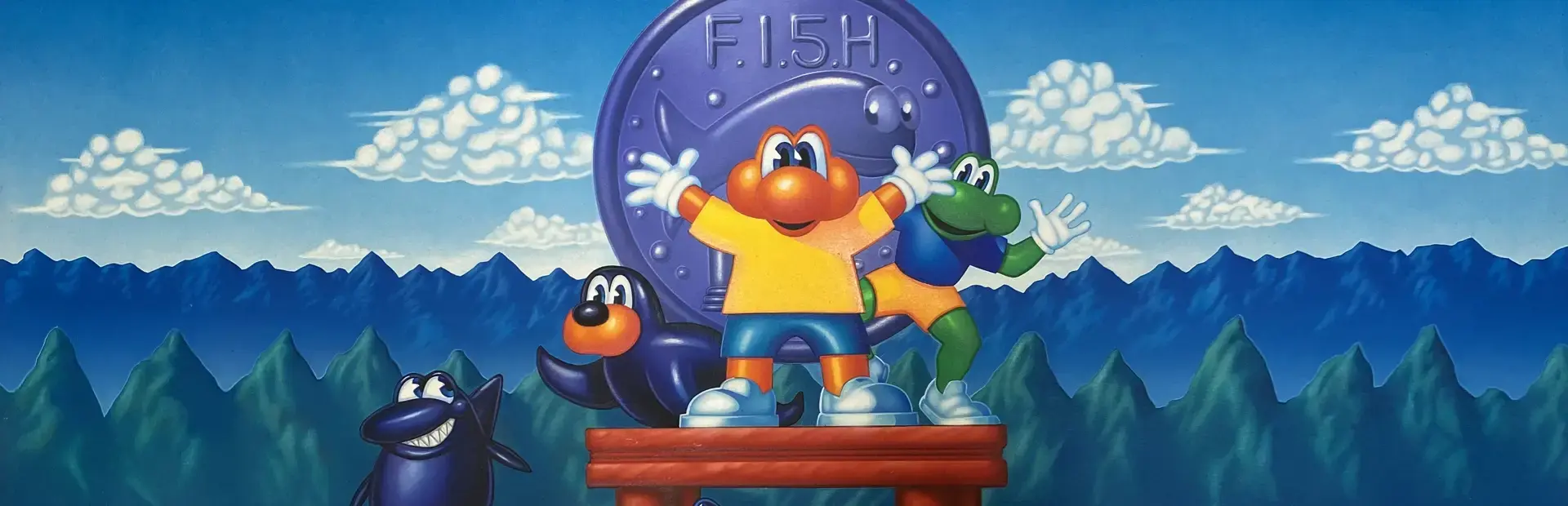 The Aquatic Games: Starring James Pond and the Aquabats background