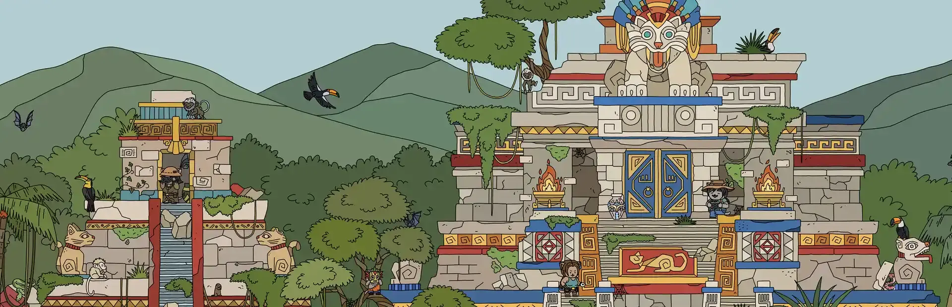 Find All 8: The Road to the Maya background