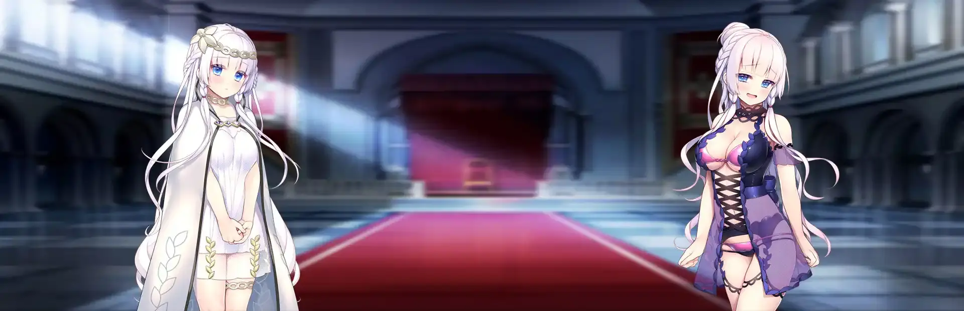 The Humbling of a Holy Maiden background